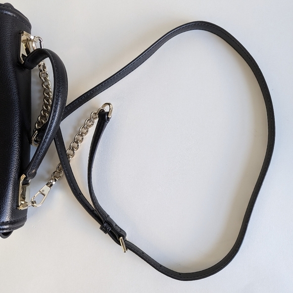 Kate Spade Patterson Drive Medium Maisie Convertible Crossbody Handbag Blk Ivory - Picture 7 of 16